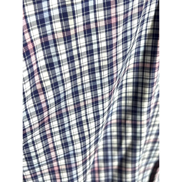 Peter Millar Crown Button Up Shirt Mens Size Medium Stretch‎ Plaid Long Sleeve - Picture 6 of 10